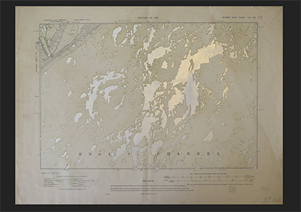 Moon Crater over the English Channel